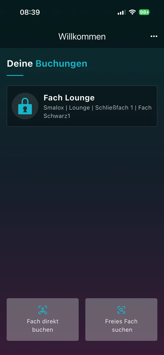 Your active bookings